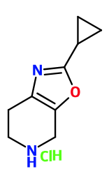 (image for) MCYC2065 2-Cyclopropyl-4,5,6,7-tetrahydrooxazolo[5,4-c]pyridine hydrochloride